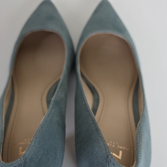 Marc Fisher Teal Suede Women's Heels.  Size 7 1/2 - Picture 11 of 11